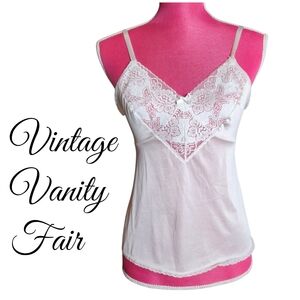 Vanity Fair Cream Nylon Camisole